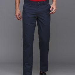 Louis Philippe Sport Men Comfort Slim Fit Semiformal Chinos Trousers-picture-36