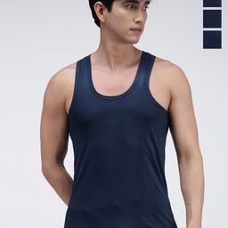 AMUL COMFY Pack Of 4 Pure Cotton Undershirt Innerwear Vests AC-CVESTRN-NVY-XL-3PC-picture-13