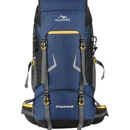 TRAWOC Dynamite 65 Liter Colourblocked Ergonomic Hip Straps Travel Rucksacks-image-27