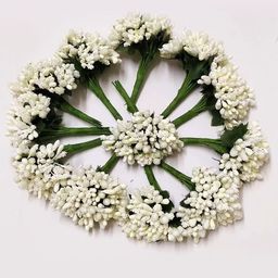 TIED RIBBONS Set of 12 Pollen Artificial Flowers and Plants-38