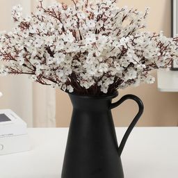 TIED RIBBONS Set Of 5 Artificial Gypsophilia Flower Bunches Without Pot-47
