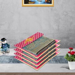 Kuber Industries Pink 9 Pieces Fabric Industries Organisers-image-10