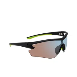 Steve Madden Unisex Other Sunglasses with UV Protected Lens X17280-Black-Lime-68