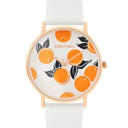 JOKER & WITCH Women White Printed Dial & White Synthetic Straps Analogue Watch-47