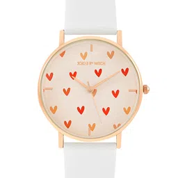 JOKER & WITCH Women White Printed Dial & White Synthetic Straps Analogue Watch-11