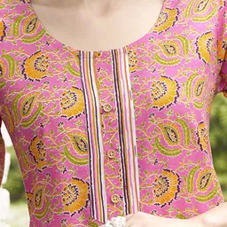 Anouk Pure Cotton Digital Print Tunic With Trousers Co-Ords image 5