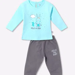 YK X Tinyo Infant Girls Pure Cotton Printed T-shirt & Joggers-picture-16