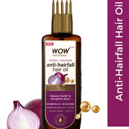 WOW SKIN SCIENCE Onion Hair Oil with Black Seed Oil Extracts with Comb Applicator - 200 ml-24