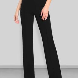 Dream Beauty Fashion Women Flared Easy Wash Pleated Trousers-picture-33