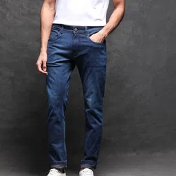 RARE RABBIT Men Monaco Slim Fit Cotton Stretchable Jeans-image-97