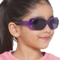 Carlton London Girls Black Lens & Purple Oversized Sunglasses-33