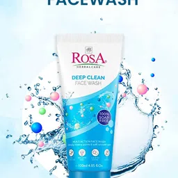 ROSA Set Of 3 Deep Clean Face Wash With Green Apple & Vitamin -E For Pores-120ml Each image 3