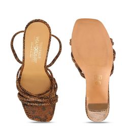 Tao Paris Textured High-Top Leather Block Heel Gladiators image 5