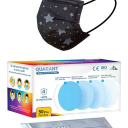 QUARANT Set Of 50 4-Ply Outdoor Anti-Pollution Reusable & Disposable Masks-7