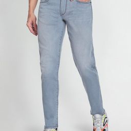 Flying Machine Slim Tapered Stone Wash Classic Vintage Jeans-image-60