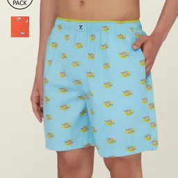 XYXX Men Pack Of 2 Printed Pure Cotton Anti-Bacterial Boxers-image-93