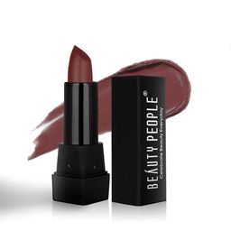 Beauty People Pure Smooth & Light Weight Long Wear Matte Lipstick- 3.8 g - Muffy Brown-11