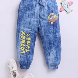 YK X Minute Mirth Boys Looney Toons Printed Joggers-image-56