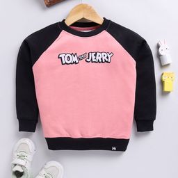 YK X Minute Mirth Boys Tom & Jerry Back Printed Fleece Sweatshirt-image-21