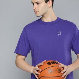Puma Unisex Pivot Pure Cotton Drop-Shoulder Sleeves Relaxed Fit Basketball T-shirt-12