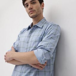 The Roadster Life Co. Men Checked Pure Cotton Relaxed Fit Casual Shirt-picture-37