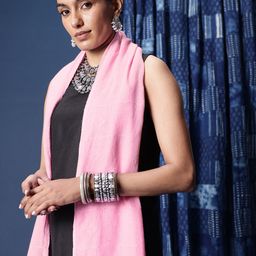 Taavi Woven Design Buti Cotton Dupatta with Sequinned Detail-50