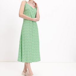 DressBerry GrannyCore Garden Pick Button-N-Boujee Midi Dress-image-8