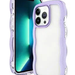 QRIOH iPhone 14 Pro Max Purple Wavy Silicon Case-picture-32