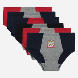 Bodycare Boys Pack Of 6 Assorted Mickey & Friends Printed Basic Briefs KIA918-PK001_P6-image-50