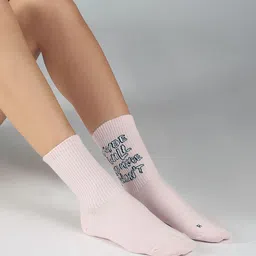 Balenzia Pack of 3   Cartoon Themed Ribbed High Ankle  Socks-16