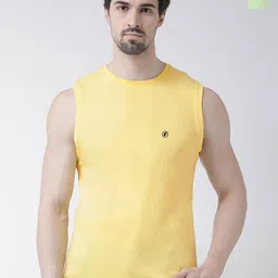Friskers Pack Of 2 Round Neck Sleeveless Cotton Slim Fit T-shirt-image-99