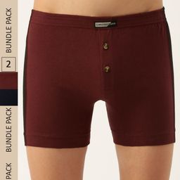 Chromozome Men Pack of 2 Colourblocked Premium Cotton Trunks 8902733639507-picture-31