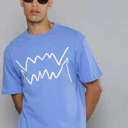 Puma Jaws Core Printed Drop-Shoulder Sleeves Pure Cotton Basketball T-shirt-image-22