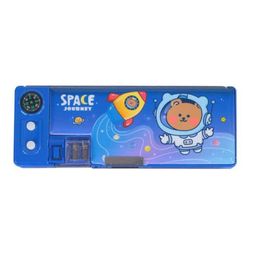 YK Self Design Double-Sided Magnetic Pencil Case With Compass and Sharpener-19