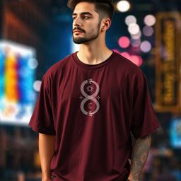 THE BEETEL HOUSE Men Graphic Printed Round Neck Cotton Oversized T-shirt-picture-38