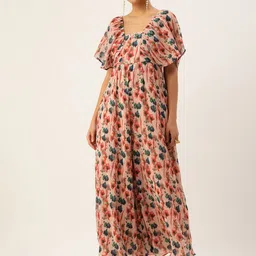 Ethnovog Printed Pleated Culotte Jumpsuit-image-94