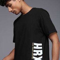 HRX by Hrithik Roshan Men Brand Logo Printed T-shirt-image-99