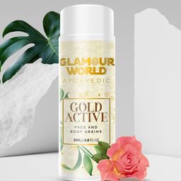 Glamour World Ayurvedic Gold Active Face & Body Grains Pack - 200g-18
