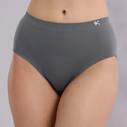 HRX by Hrithik Roshan Pack of 3 Solid Rapid Dry Antibacterial Seamless Hipster Briefs image 3