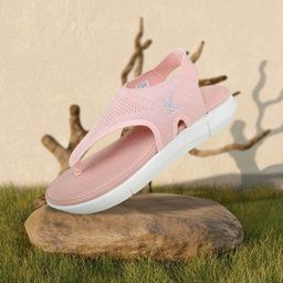 KazarMax Textured Open Toe Mesh T-Straps Flats-9