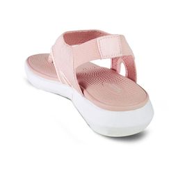 KazarMax Textured Open Toe Mesh T-Straps Flats image 4