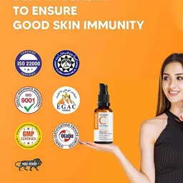 WOMMUNE Premium & Pure Vitamin C Face Serum with Quince Seeds & Saffron - 30ml image 3
