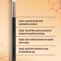 Miss Claire Fluffy Eyeshadow Blending Brush - M11 Black & Rose Gold-Toned image 2
