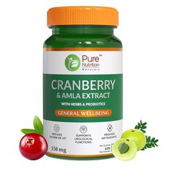 Pure Nutrition Cranberry & Amla Extract Urological Supplements - 60 Capsules-38
