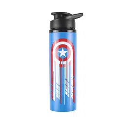 Disney Blue Single Stainless Steel Printed Single Wall Vacuum Water Bottle-27