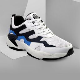 bacca bucci Men White Mesh Training or Gym Non-Marking Shoes-picture-17