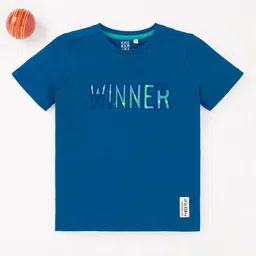 Ed-a-Mamma Boys Typography Printed Cotton T-shirt-15