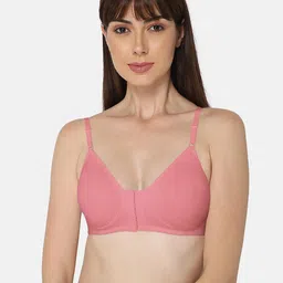 intimacy LINGERIE Solid Cotton Sports Workout Bra - Medium Coverage-29