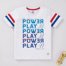 Ed-a-Mamma Boys Typography Printed Cotton T-shirt-picture-26