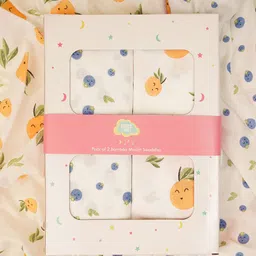 Fancy Fluff Off White 2 Pieces Printed Bamboo Blanket-image-43